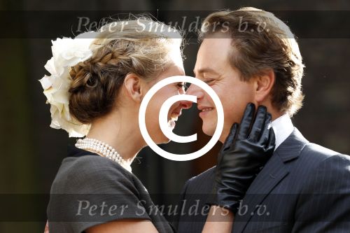Den haag 11 september 2011
Barry Madlener met zijn vriendin Veronique Haarsma op het binnenhof.
Peter Smulders bv