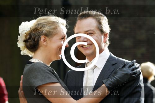 Den haag 11 september 2011
Barry Madlener met zijn vriendin Veronique Haarsma op het binnenhof.
Peter Smulders bv