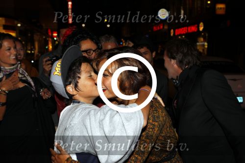 Amsterdam 7 september 2011
Premiere de President in Tuschinski. Charlie Chan Dagelet met man
Peter Smulders bv