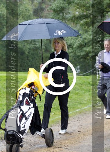 Hilversum 7 september 2011
Johan  Cruijff doet mee met de pro am van de klm open op de hilversumse golfclub. Johan speelt met Maarten Lafeber en zijn vrouw Danny is caddy van een spaanse vriend
Peter Smulders bv
