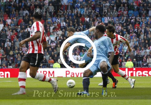Eindhoven, 18 September 2011
PSV-AJAX, eindstand 2-2 Kompetitie  Seizoen 2011-2012
Derk Boerrigter
Foto Peter Smulders BV