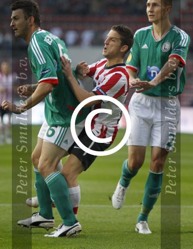 Eindhoven, 15 September 2011 
PSV-Legia Warschau, eindstand 1-0 Doelpunt Dries Mertens
UEFA Europa League 2011-2012
Dries Mertens
Foto Junior Smulders