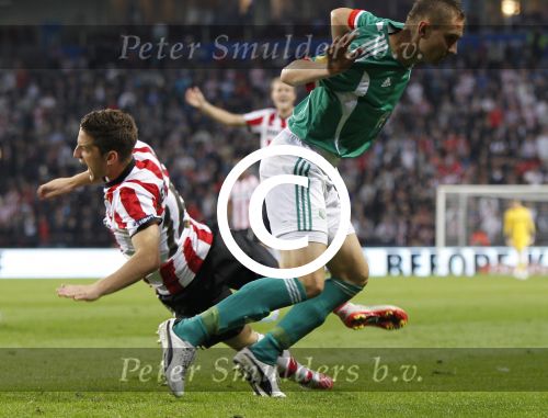 Eindhoven, 15 September 2011 
PSV-Legia Warschau, eindstand 1-0 Doelpunt Dries Mertens
UEFA Europa League 2011-2012
Dries Mertens
Foto Junior Smulders