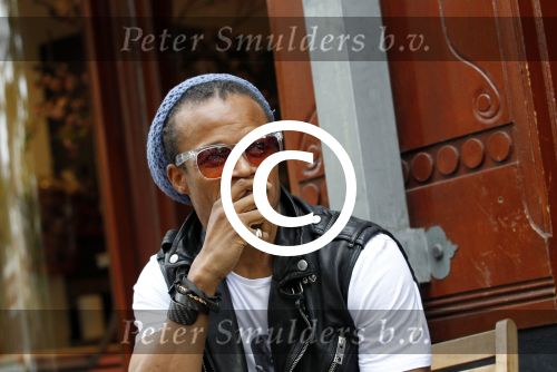 Amsterdam 17 augustus 2011
Edgar Davids op terras.
Peter Smulders bv