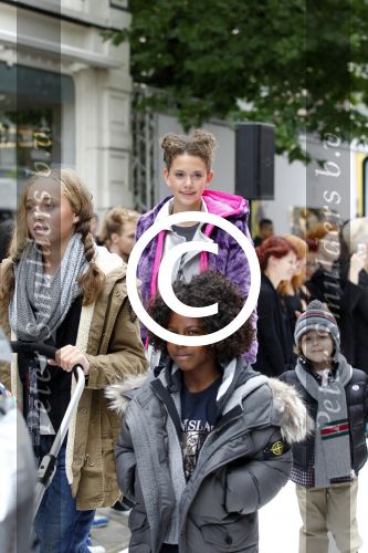 Amsterdam 4 september 2011
Grazia PC Catwalk op de pc hooftstraat. 
Emma Krajicek