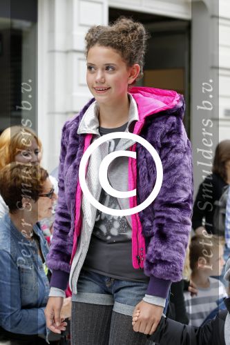 Amsterdam 4 september 2011
Grazia PC Catwalk op de pc hooftstraat. 
Emma Krajicek
