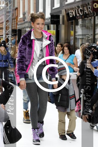 Amsterdam 4 september 2011
Grazia PC Catwalk op de pc hooftstraat. 
Emma Krajicek