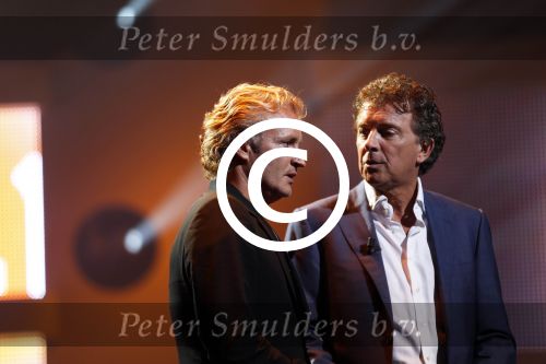 Hilversum 24 augustus 2011
Najaarspresentatie RTL in studio 24 op het mediapark. Robert ten Brink en Erland Galjaard
Peter Smulders bv