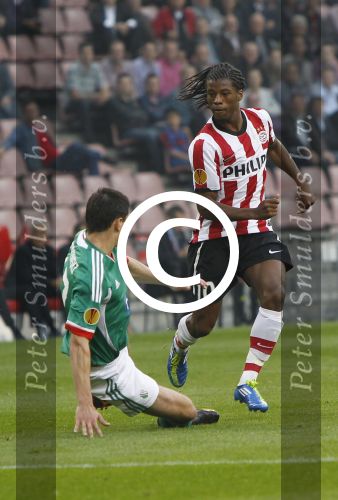 Eindhoven, 15 September 2011 
PSV-Legia Warschau, eindstand 1-0 Doelpunt Dries Mertens
UEFA Europa League 2011-2012
Georginio Wijnaldum
Foto Junior Smulders