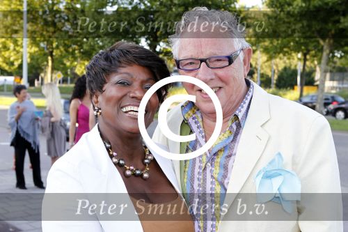 Amsterdam 15 augustus 2011
Premiere circus Renz in Amsterdam. Gerda Havertong met man
Peter Smulders bv