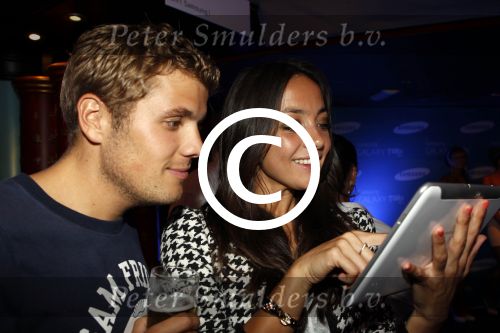 Amsterdam 23 augustus 2011
Presentatie nieuwe Samsung Tab bij little Buddha. Jaap Reesema met vrouw
Peter Smulders bv