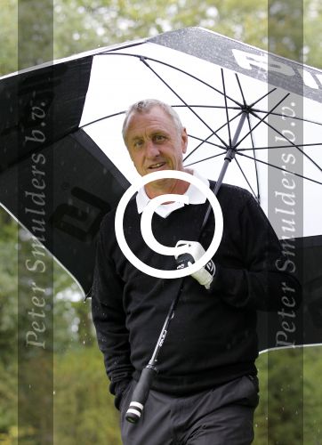 Hilversum 7 september 2011
Johan  Cruijff doet mee met de pro am van de klm open op de hilversumse golfclub. Johan speelt met Maarten Lafeber en zijn vrouw Danny is caddy van een spaanse vriend
Peter Smulders bv