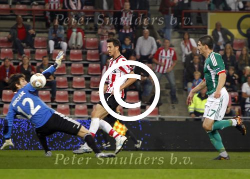 Eindhoven, 15 September 2011 
PSV-Legia Warschau, eindstand 1-0 Doelpunt Dries Mertens
UEFA Europa League 2011-2012
Manolev
Foto Junior Smulders