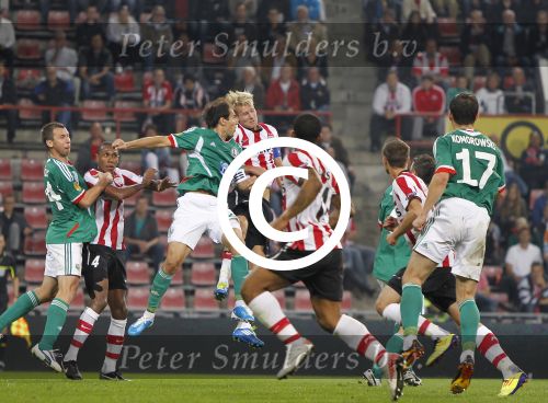 Eindhoven, 15 September 2011 
PSV-Legia Warschau, eindstand 1-0 Doelpunt Dries Mertens
UEFA Europa League 2011-2012
Ola Toivonen
Foto Junior Smulders