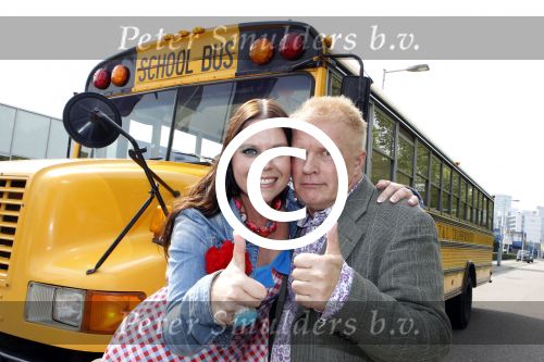 Amsterdam 2 september 2011
Presentatie tv station Peter Jan Rens. Hij gaat oa uitzenden vanuit een amerikaanse schoolbus. Peter jan met Bianca Leusink
Peter Smulders bv