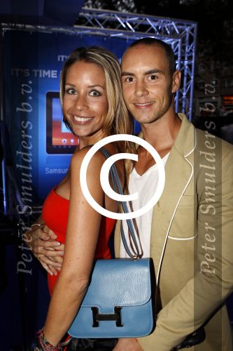 Amsterdam 23 augustus 2011
Presentatie nieuwe Samsung Tab bij little Buddha. Renee Vervoorn met Guy v d Heijden
Peter Smulders bv