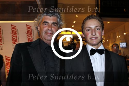 Amsterdam 7 september 2011
Premiere de President in Tuschinski. Rob Ouwerkerk met zoon
Peter Smulders bv