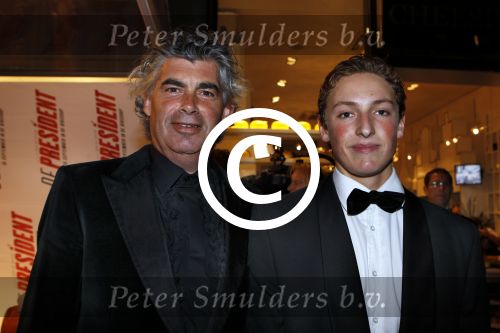 Amsterdam 7 september 2011
Premiere de President in Tuschinski. Rob Ouwerkerk met zoon
Peter Smulders bv
