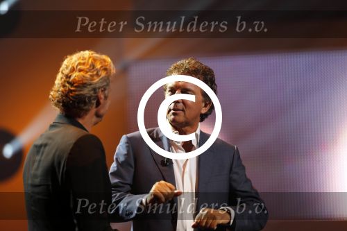Hilversum 24 augustus 2011
Najaarspresentatie RTL in studio 24 op het mediapark. Robert ten Brink en Erland Galjaard
Peter Smulders bv