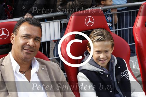Eindhoven, 18 September 2011
Ruud Gullit met zijn zoontje Maxim Gullit
Foto Junior Smulders