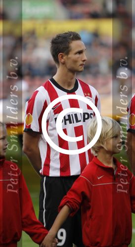Eindhoven, 15 September 2011 
PSV-Legia Warschau, eindstand 1-0 Doelpunt Dries Mertens
UEFA Europa League 2011-2012
Tim Matavz
Foto Junior Smulders