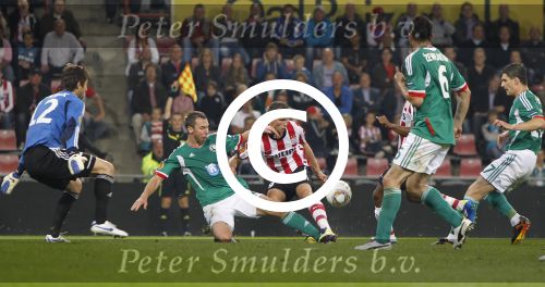 Eindhoven, 15 September 2011 
PSV-Legia Warschau, eindstand 1-0 Doelpunt Dries Mertens
UEFA Europa League 2011-2012
Tim Matavz
Foto Junior Smulders