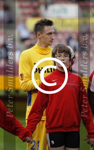 Eindhoven, 15 September 2011 
PSV-Legia Warschau, eindstand 1-0 Doelpunt Dries Mertens
UEFA Europa League 2011-2012
Tyton zijn eerste officiele wedstrijd voor PSV
Foto Junior Smulders