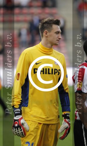 Eindhoven, 15 September 2011 
PSV-Legia Warschau, eindstand 1-0 Doelpunt Dries Mertens
UEFA Europa League 2011-2012
Tyton zijn eerste officiele wedstrijd voor PSV
Foto Junior Smulders