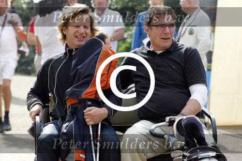 Hilversum 3 september 2011
KLM open golf charity tournooi ten bate van WNF op de Hilversumse Golfbaan. Willem v hanegem en Peter Paul Muller
Peter Smulders bv