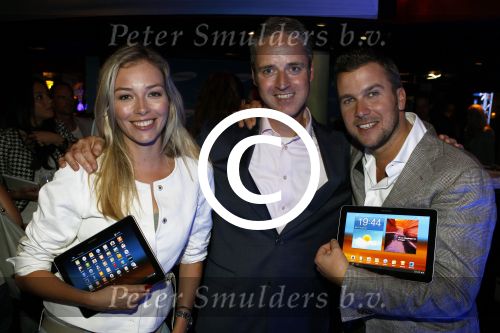 Amsterdam 23 augustus 2011
Presentatie nieuwe Samsung Tab bij little Buddha. Winston Gerschtanowitz en Renate Verbaan
Peter Smulders bv