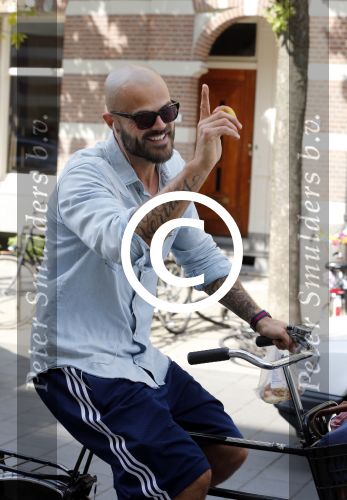 Amsterdam 30 augustus 2012
Arie Boomsma met baard op de fiets.
Peter Smulders bv