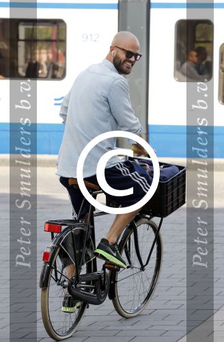 Amsterdam 30 augustus 2012
Arie Boomsma met baard op de fiets.
Peter Smulders bv