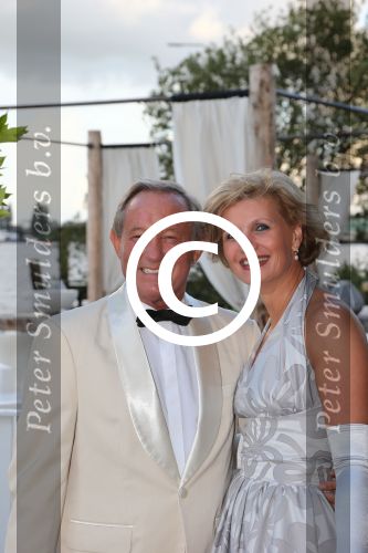 Amsterdam, 26 Augustus 2012
Feest in de Harbour Club t.g.v. de verjaardag van Glennis Grace
Frank Wentink met partner
Foto Peter Smulders BV