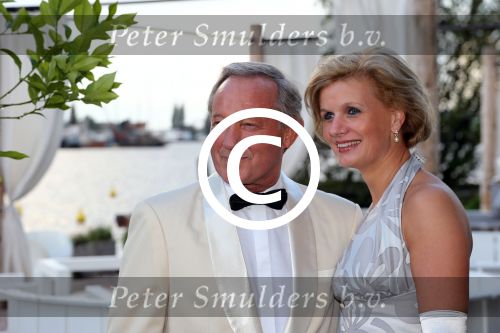 Amsterdam, 26 Augustus 2012
Feest in de Harbour Club t.g.v. de verjaardag van Glennis Grace
Frank Wentink met partner
Foto Peter Smulders BV
