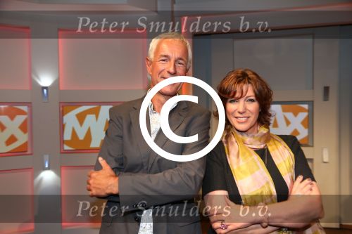 Hilversum, 27 Augustus 2012
Perspresentatie MAX Omroep Najaar 2012-2013
Myrna Goossen en Frank du Mosch
Foto Peter Smulders BV