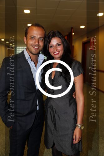 Amsterdam 2 september 2012
Modeshow Paul Schulten in het okura. Geert Hoes met vriendin Merel
Peter Smulders bv