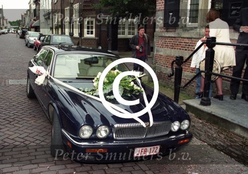 4 Mei 1999 Jan Louwers zijn vertrouwde Jaguar die op dit moment wordt gebruikt voor het tweede huwelijk van Soren Lerby