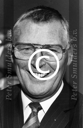 Eindhoven, 27 Oktober 1986 Jan Louwers op kantoor en bedrijf Jan Louwers Horeca Groothandel