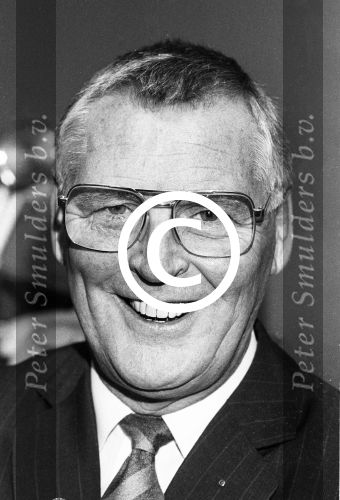 Eindhoven, 27 Oktober 1986 Jan Louwers op kantoor en bedrijf Jan Louwers Horeca Groothandel