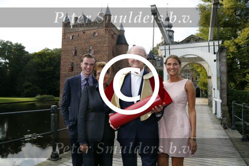 Breukelen 10 september 2012
Joop van de Ende krijgt ere doctoraat op universiteit Neyerode. Aanwezig zijn zijn vrouw Janine en kinderen Iris en Vincent
Peter Smulders bv