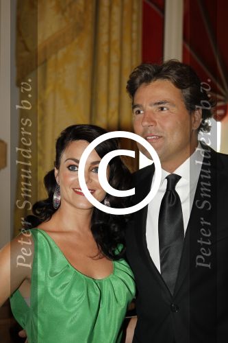 Amsterdam, 22 Augustus 2012
Perspresentatie Strictly Come Dancing van de AVRO
Kim Lian v d Meij met Reinout Oerlemans als presentator
Foto Peter Smulders BV