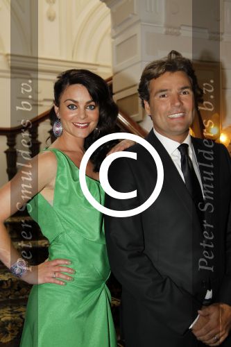 Amsterdam, 22 Augustus 2012
Perspresentatie Strictly Come Dancing van de AVRO
Kim Lian v d Meij met Reinout Oerlemans als presentator
Foto Peter Smulders BV