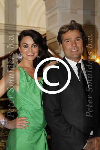 Amsterdam, 22 Augustus 2012
Perspresentatie Strictly Come Dancing van de AVRO
Kim Lian v d Meij met Reinout Oerlemans als presentator
Foto Peter Smulders BV