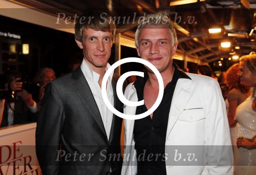 Amsterdam 3 september 2012
Premiere de verbouwing in het nieuwe de la mar theater. Martijn v Nellestijn met vriend
Peter Smulders bv
