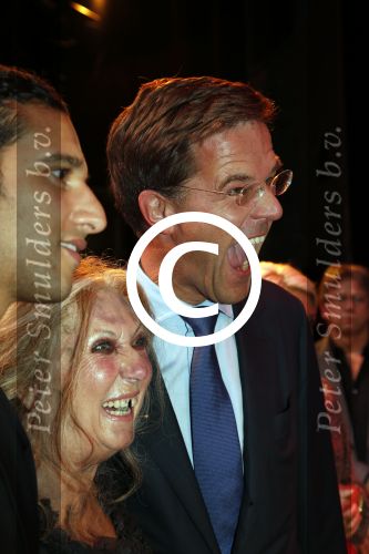 Amsterdam 23 september 2012
Premiere de Jantjes in het nieuwe de la mar met oa Willeke Alberti. Mark Rutte Ali B en Willeke
Peter Smulders bv