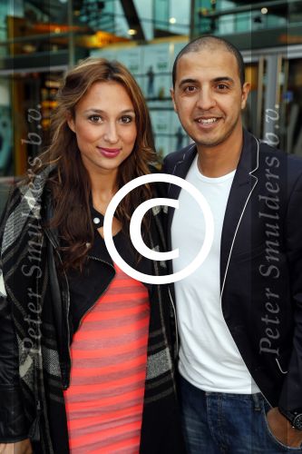 Amsterdam 11 september 2012
Premiere TED in pathe arena. Mounira Hadj Mansour met vriend Alex Nassenstein
Peter Smulders bv