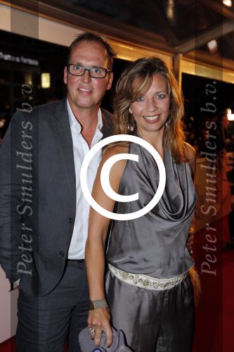 Amsterdam 3 september 2012
Premiere de verbouwing in het nieuwe de la mar theater. pauline de Wilde met vriend
Peter Smulders bv