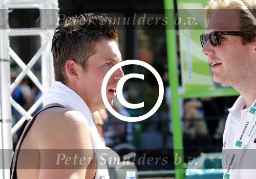 Amsterdam 9 september 2012
Pieter v d Hoogenband doet mee met de Amsterdam City swim door de grachten van Amsterdam. 
Peter Smulders bv