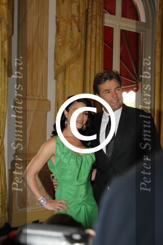 Amsterdam, 22 Augustus 2012
Perspresentatie Strictly Come Dancing van de AVRO
Kim Lian v d Meij met Reinout Oerlemans als presentator
Foto Peter Smulders BV