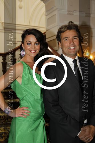 Amsterdam, 22 Augustus 2012
Perspresentatie Strictly Come Dancing van de AVRO
Kim Lian v d Meij met Reinout Oerlemans als presentator
Foto Peter Smulders BV